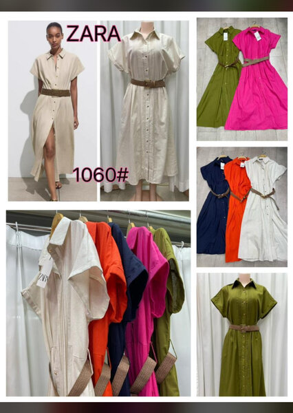 Robe-chemise élégante ceinturée