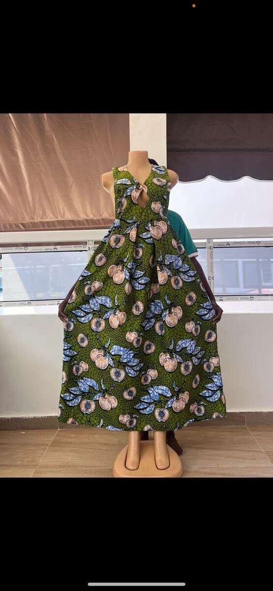 Robe longue imprimée florale