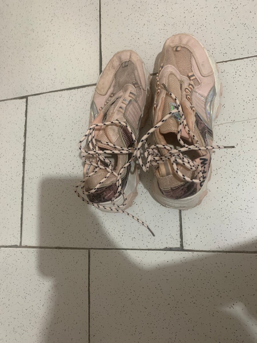 Baskets Roses Mode Unisexe