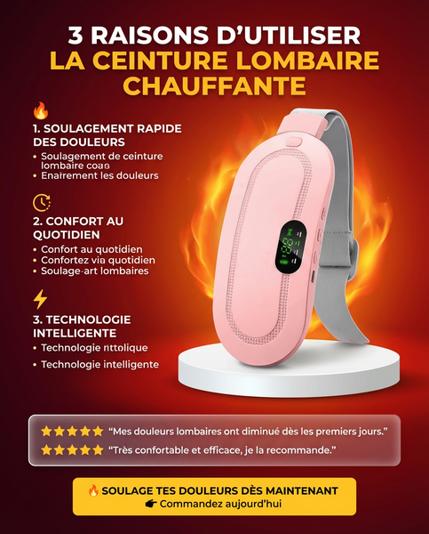 Ceinture lombaire chauffante