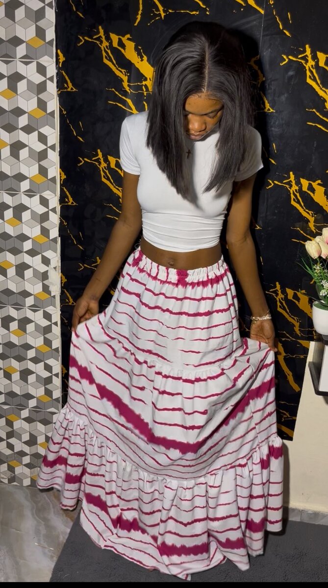 Jupe Bohème Longue Tendance