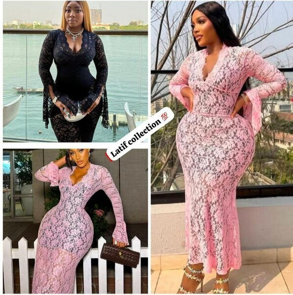 Robe en dentelle élégante