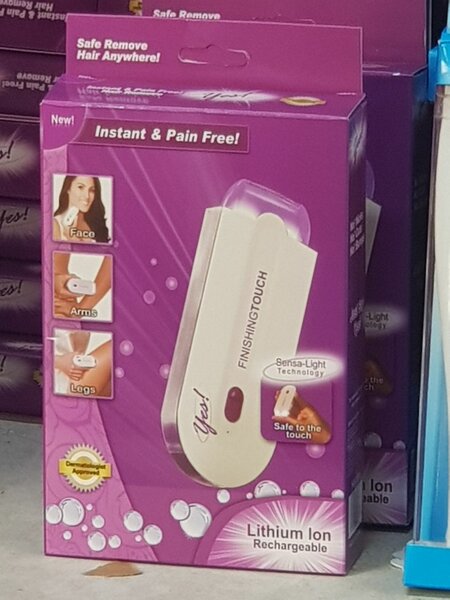 Épilatoire électrique rechargé