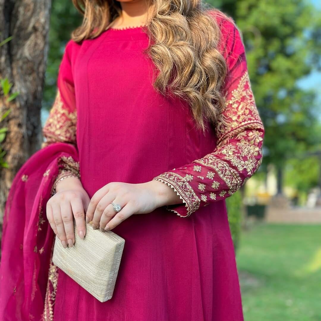 Sequins tilla embroidery chiffon maxi dc free