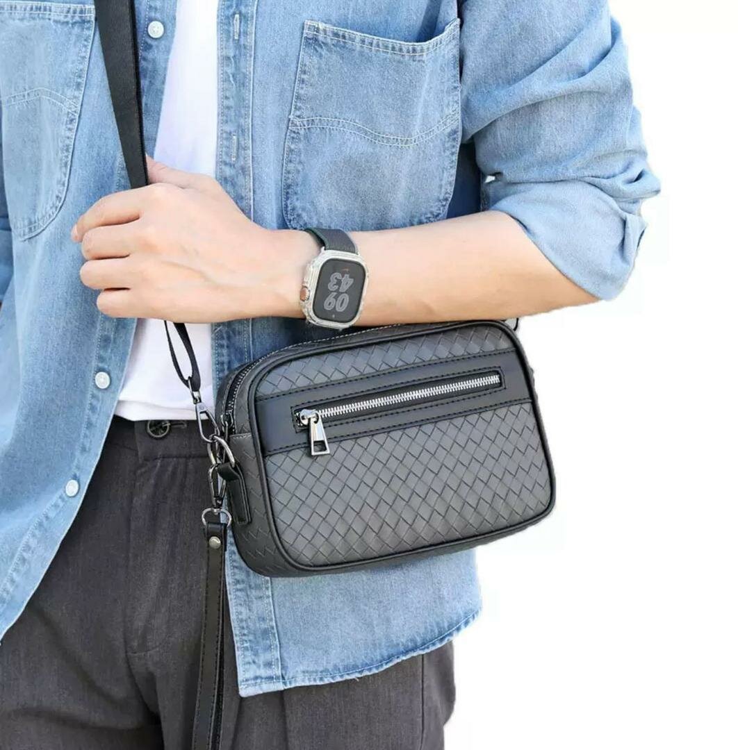 Sacoche bandoulière en cuir