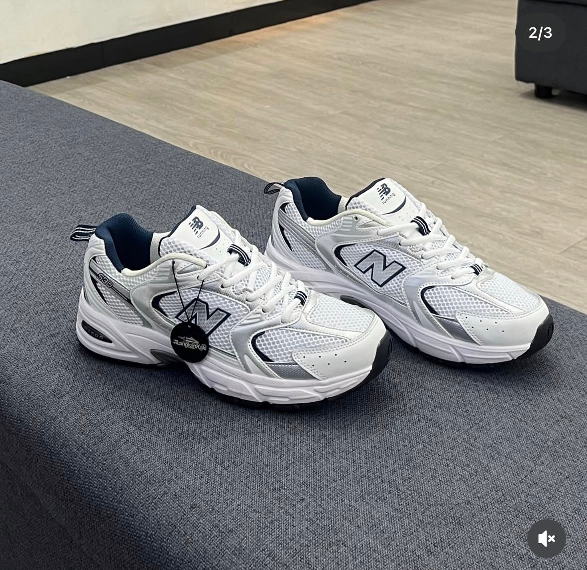 Baskets sport homme blanc