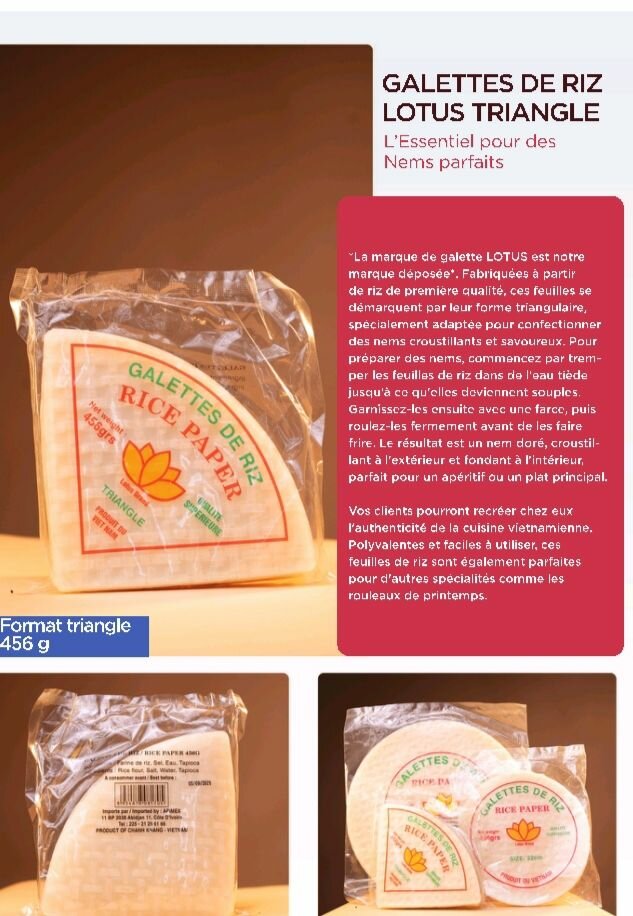 Galettes de Riz Triangle 456g