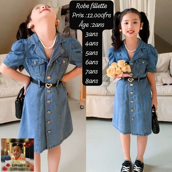 Robe en Jean pour Filles