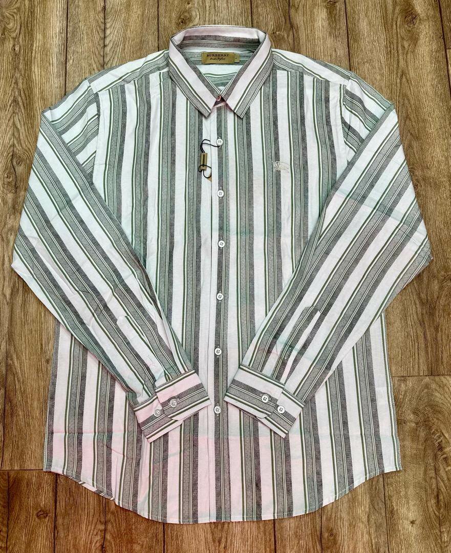 Chemise rayée élégante homme