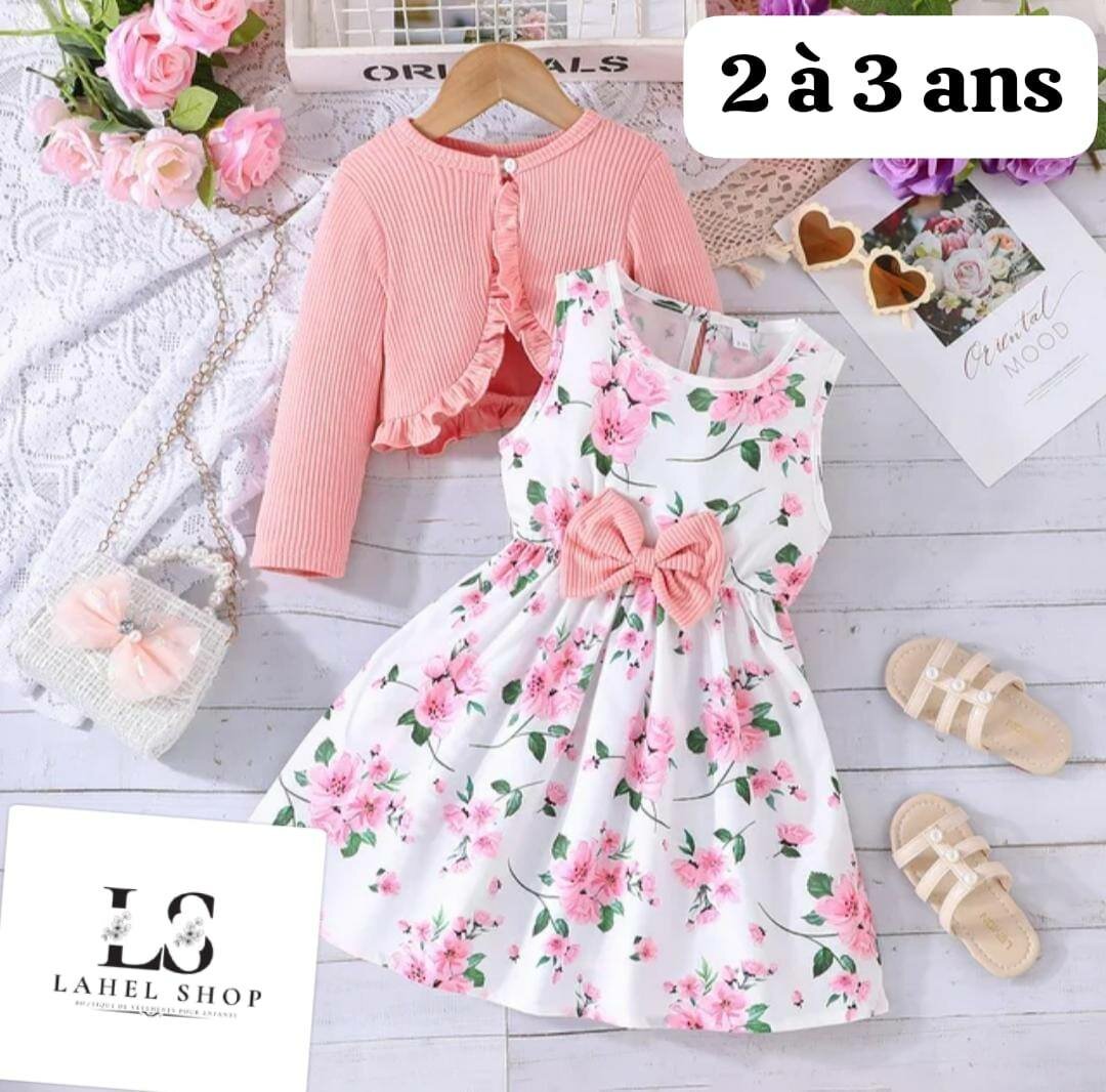 Robe Fleurie Enfant Élégante