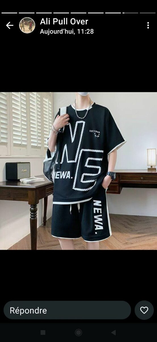 Ensemble décontracté homme