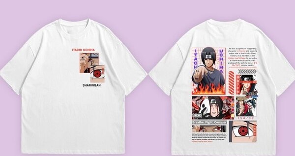 T-shirt Manga Naruto Unisexe