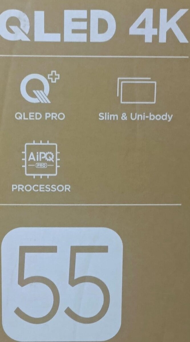 TV LED TCL 55 POUCES 4K UHD ÉCRAN QLED , AVEC WIFI