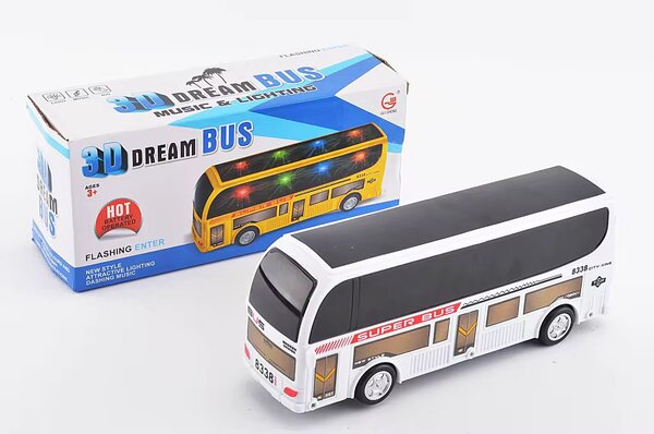 Autobus Jouet 3D Lumineux