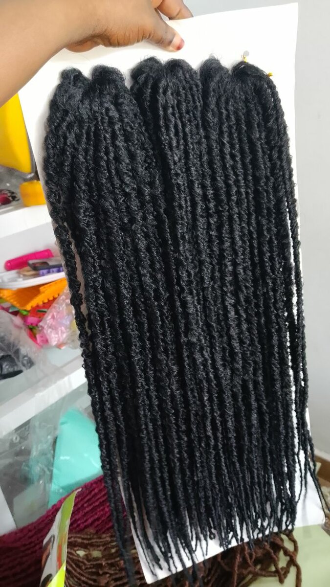 Extensions cheveux synthétiques torsadés