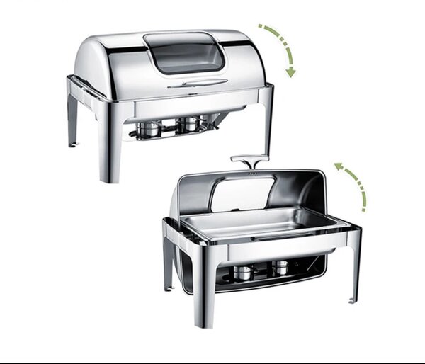 Silver cheffing dishes