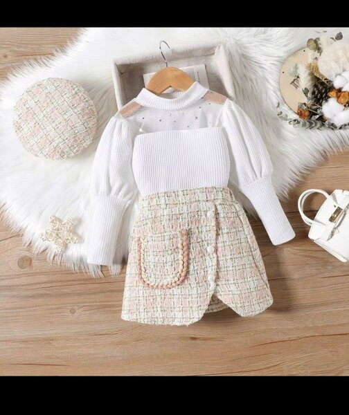 Ensemble veste jupe fille