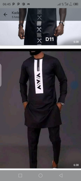 Ensemble Africain Élégant Homme