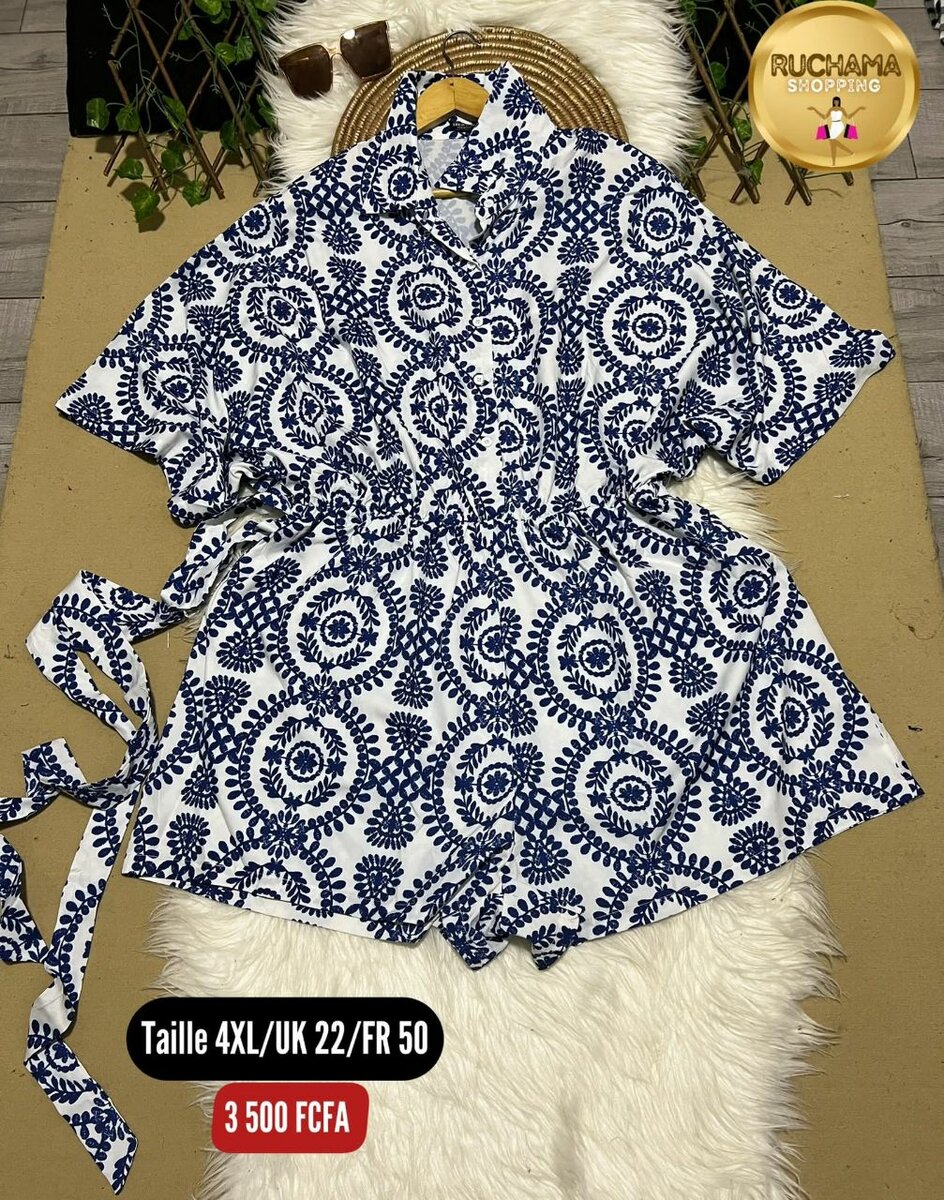 Combishort  Grande taille