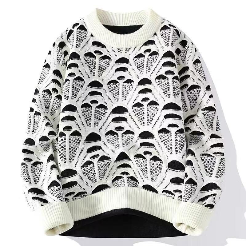 Pulls tricotés à rayures homme