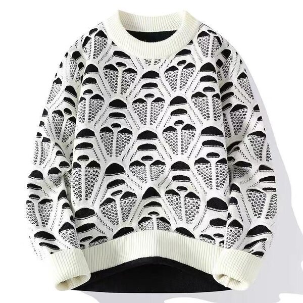 Pulls tricotés à rayures homme