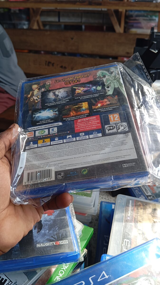 CD de Jeux PS4 Naruto Storm 4 et Boruto