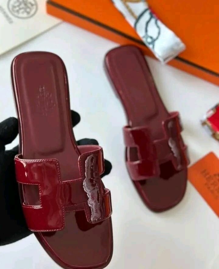 Mules Hermes Marron