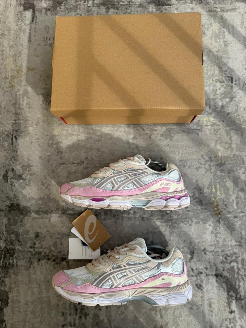 Baskets Asics femme rose