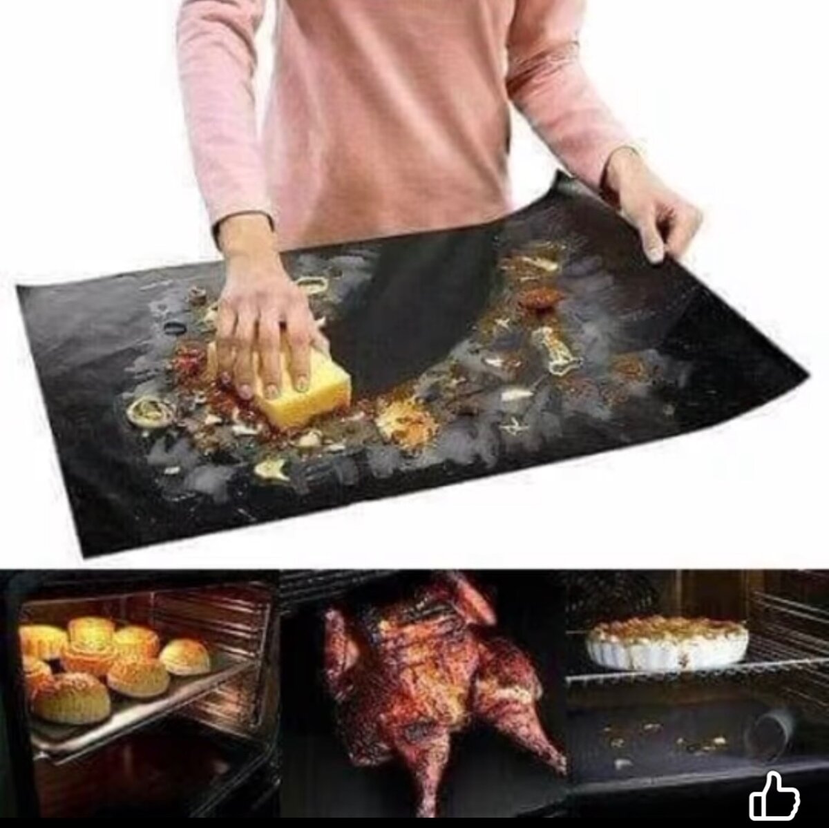 Tapis de cuisson BBQ antiadhésif