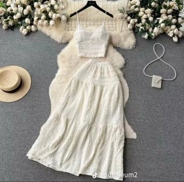 Robe d'été rayée colorée