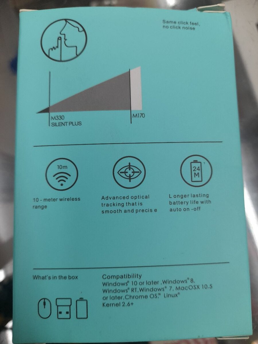 Souris sant fil  logitech M330