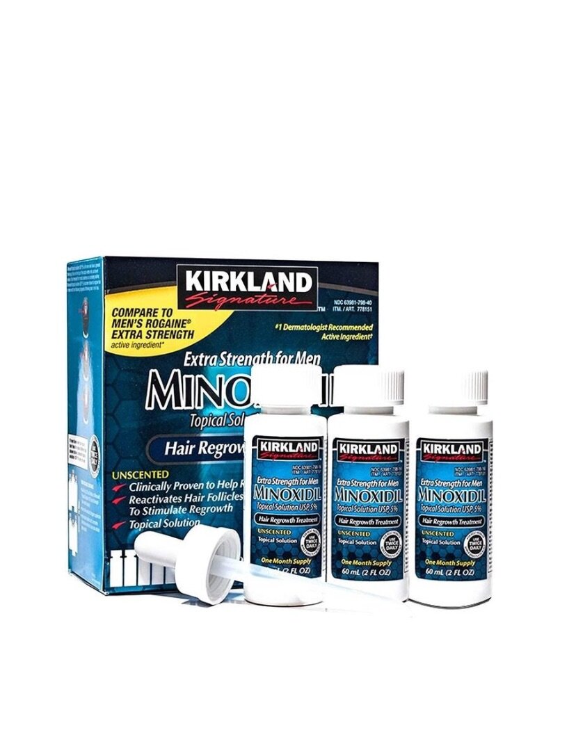 3 Bottles Of Minoxidil 5% Extra Strength Hair