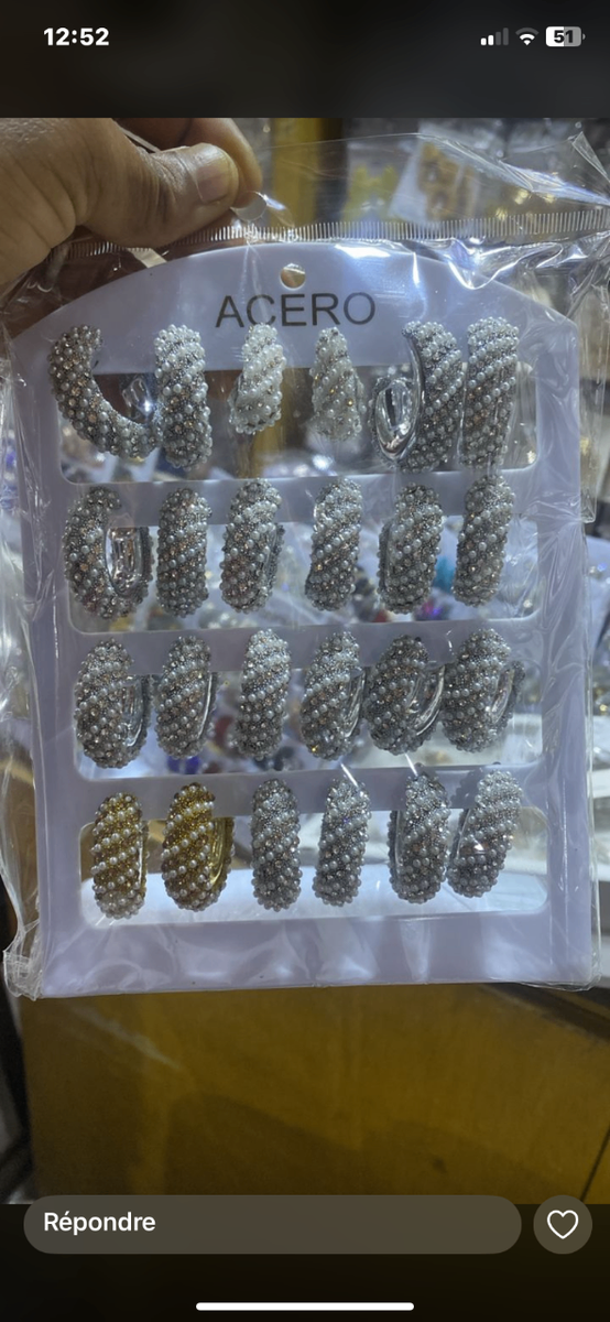 Boucles d'Oreilles Zirconia Glamour