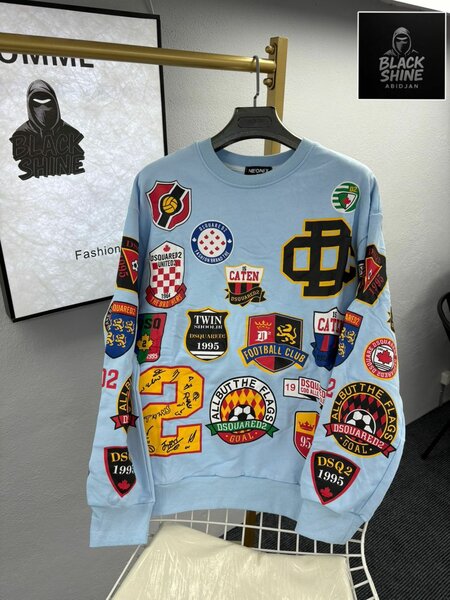 Sweat-shirt Patchwork Mode