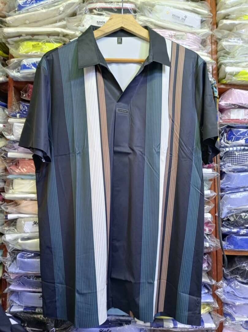 Chemise Polo Rayée Homme