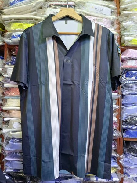 Chemise Polo Rayée Homme