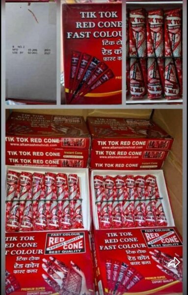 Tik Tok Cônes de Couleur Rouge Rapide