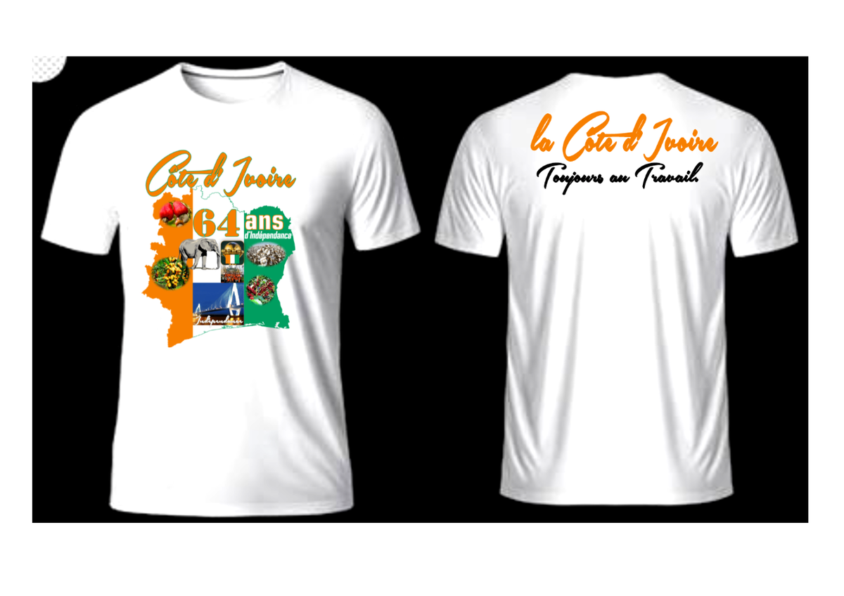 T-shirts personnalisés Côte d'Ivoire