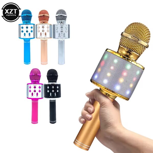 Microphone karaoké sans fil WS-858