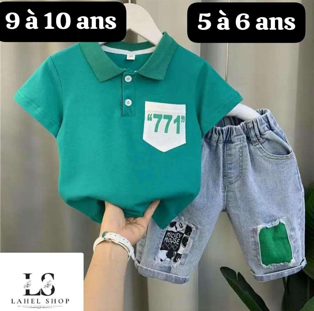 Ensemble Enfant Style Décontracté