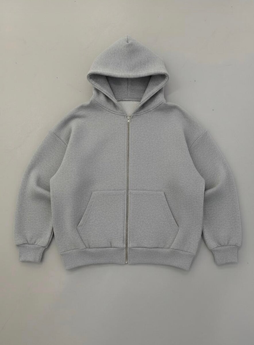 Veste à capuche zippée unisexe
