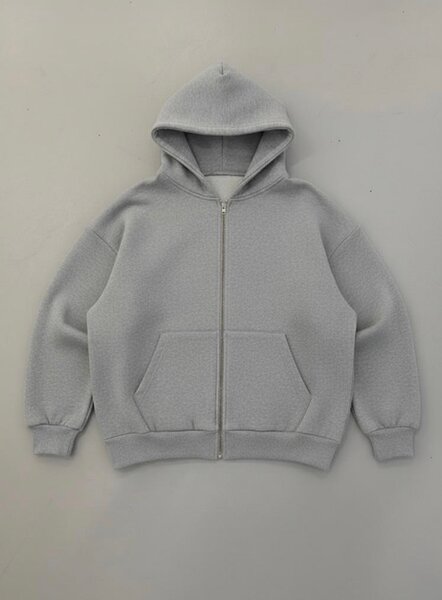 Veste à capuche zippée unisexe