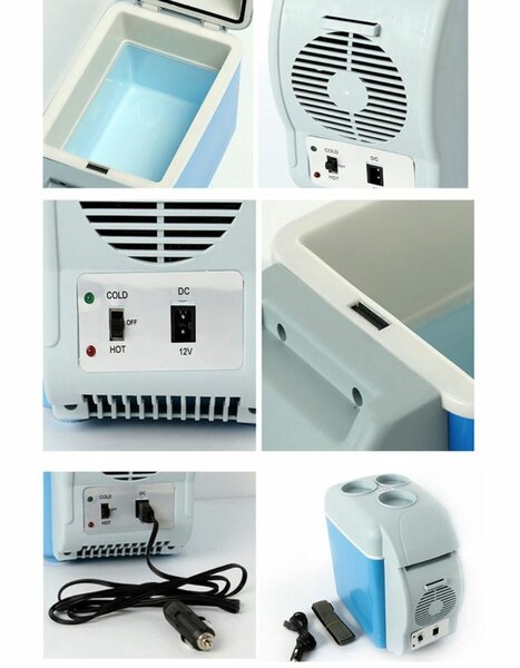 35W 7.5L PORTABLE PERSONAL MINI FRIDGE COOLER WARMER CAR REF