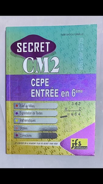 Livre "Secret CM2" JFS