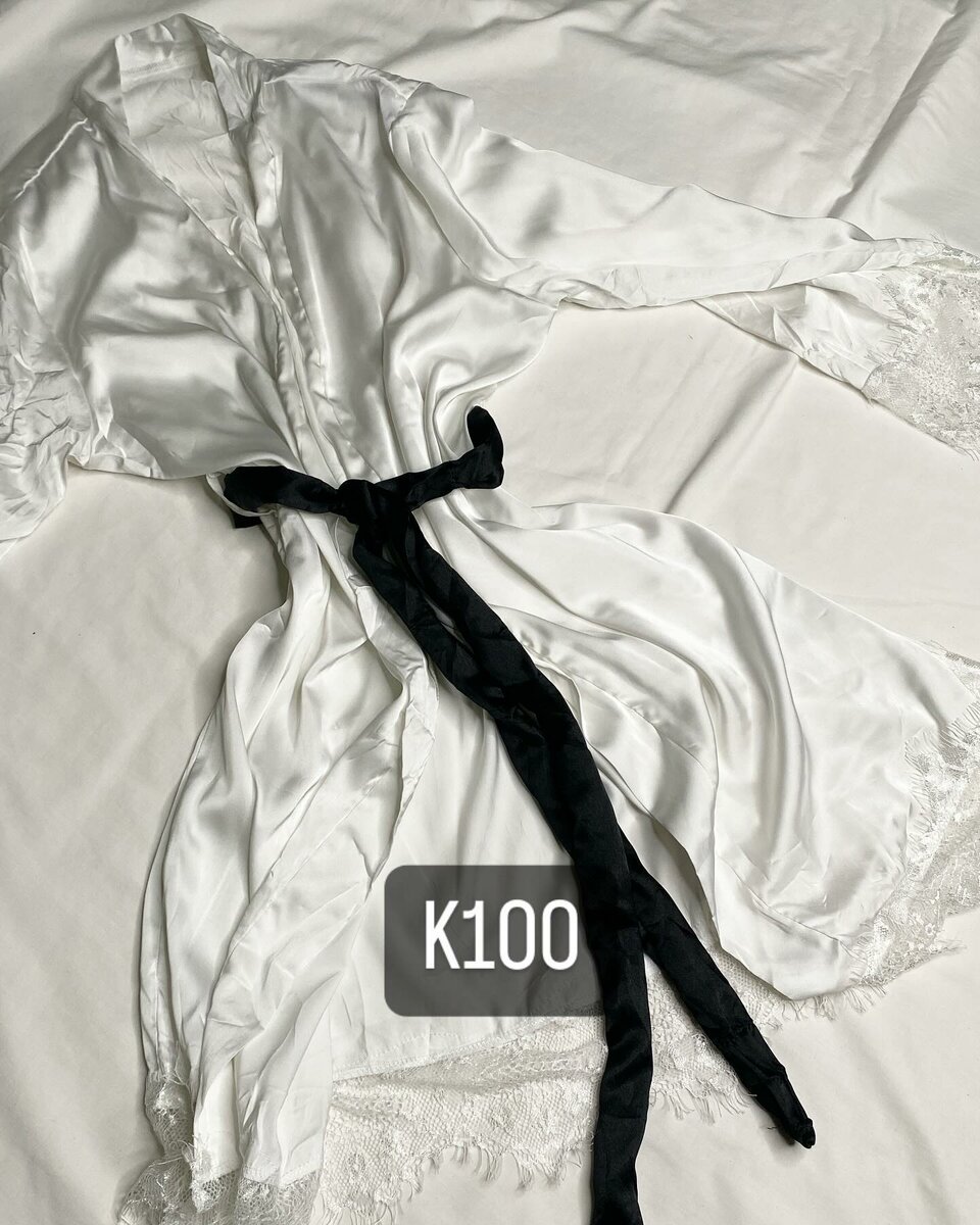 Beautiful women's robe white