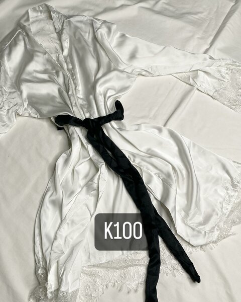 Beautiful women's robe white