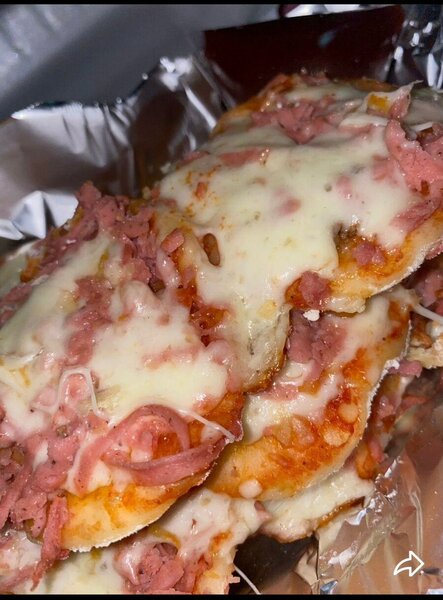 Mini pizzas jambon fromage