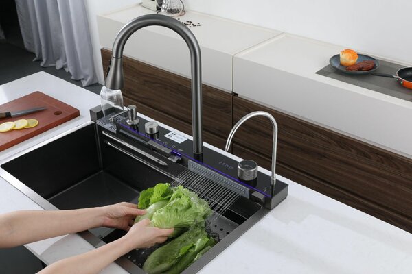 Multi functional kitchen sink