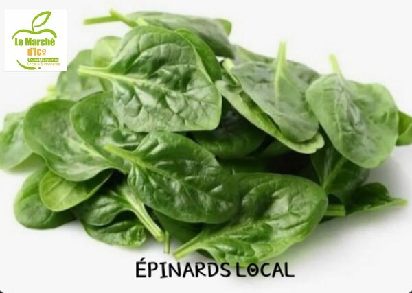 Épinards frais locaux