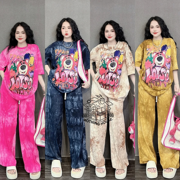 Pyjamas T-shirts Colorés Femme